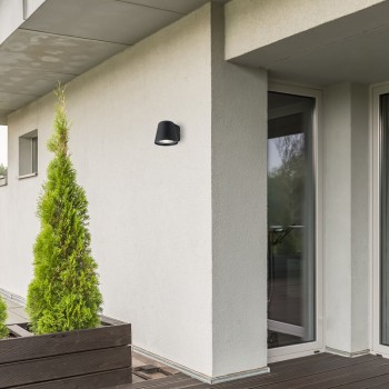 Aplica exterior Mandal negru mat Rabalux 7959, 1xGU10, IP54