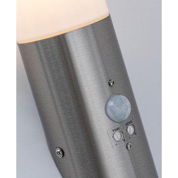 Aplica exterior Inox torch crom satin Rabalux 8266, 1xE27, IP44