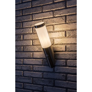 Aplica exterior Inox torch crom satin Rabalux 8266, 1xE27, IP44