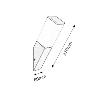 Aplica exterior Bonn negru mat Rabalux 8337, 1xE27, IP44