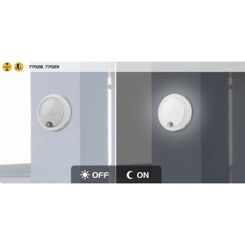 Aplica exterior LED Hitura negru Rabalux 77028, 15W, IP54
