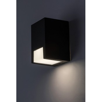Aplica exterior Cernon negru Rabalux 77054, 1xGU10, IP44
