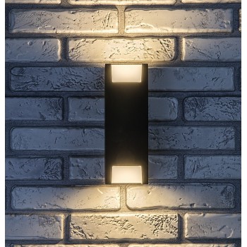 Aplica exterior Cernon negru Rabalux 77054, 1xGU10, IP44