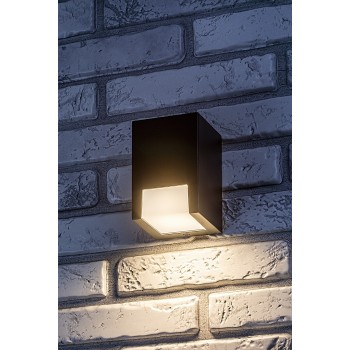 Aplica exterior Cernon negru Rabalux 77054, 1xGU10, IP44