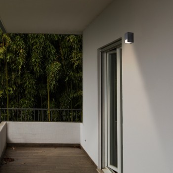 Aplica exterior Cernon negru Rabalux 77054, 1xGU10, IP44