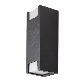 Aplica exterior Cernon negru Rabalux 77055, 2xGU10, IP44