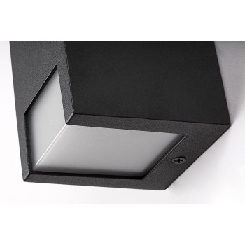 Aplica exterior Cernon negru Rabalux 77055, 2xGU10, IP44