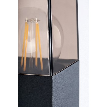 Aplica exterior Loanda negru Rabalux 77080, 1xE27, IP44