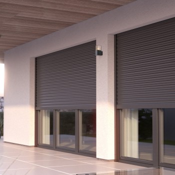 Aplica exterior Loanda negru Rabalux 77080, 1xE27, IP44
