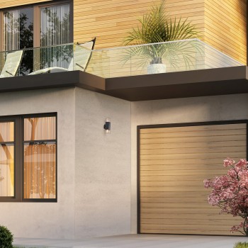 Aplica exterior Loanda negru Rabalux 77081, 2xE27, IP44