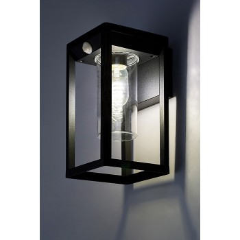 Aplica exterior Zernest negru Rabalux 77086, 1xE27, IP54
