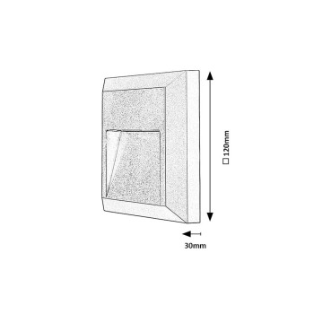 Aplica exterior LED Trento antracit Rabalux 77105, 4W, IP65