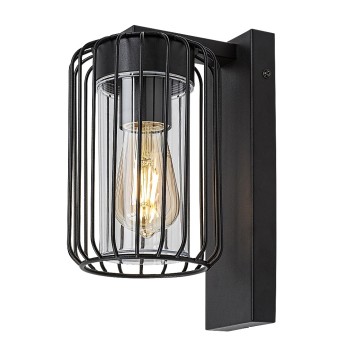 Aplica exterior Tarpa negru Rabalux 77106, 1xE27, IP44
