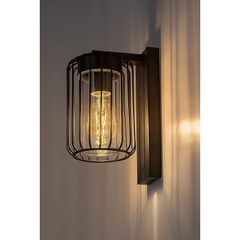 Aplica exterior Tarpa negru Rabalux 77106, 1xE27, IP44
