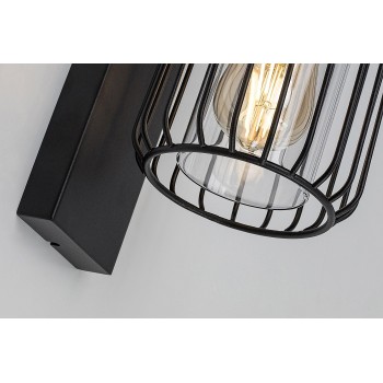 Aplica exterior Tarpa negru Rabalux 77106, 1xE27, IP44