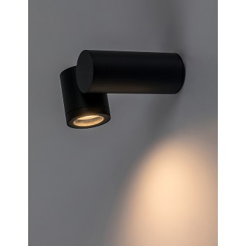 Aplica exterior Enol negru Rabalux 77110, 1xGU10, IP44