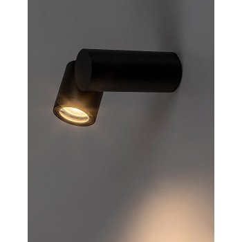 Aplica exterior Enol negru Rabalux 77110, 1xGU10, IP44