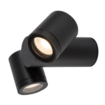 Aplica exterior Enol negru Rabalux 77111, 2xGU10, IP44