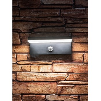 Aplica exterior LED Zaragoza negru Rabalux 77115, 9W, IP54