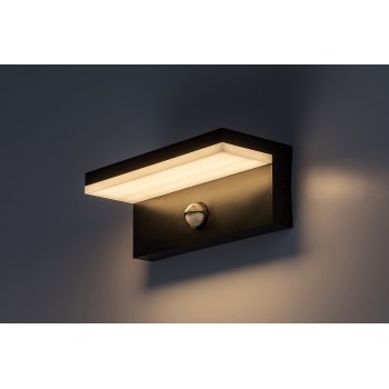 Aplica exterior LED Zaragoza negru Rabalux 77115, 9W, IP54