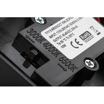 Aplica exterior LED Zaragoza negru Rabalux 77115, 9W, IP54