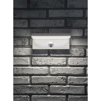 Aplica exterior LED Zaragoza alb Rabalux 77116, 9W, IP54