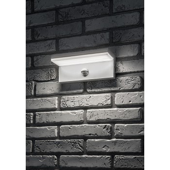 Aplica exterior LED Zaragoza alb Rabalux 77116, 9W, IP54