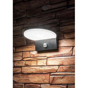 Aplica exterior LED Batida negru Rabalux 77119, 9W, IP54, 2700.4K