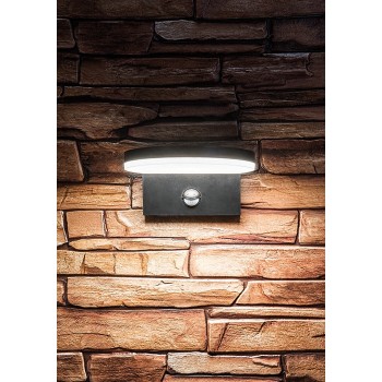 Aplica exterior LED Batida negru Rabalux 77119, 9W, IP54, 2700.4K