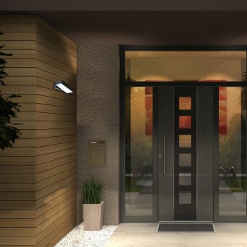 Aplica exterior LED Laxa negru Rabalux 77121, 14W, IP54