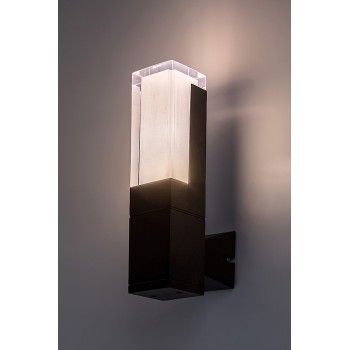 Aplica exterior LED Darvas negru Rabalux 77126, 7W, IP54