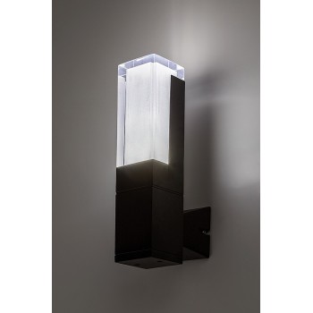 Aplica exterior LED Darvas negru Rabalux 77126, 7W, IP54
