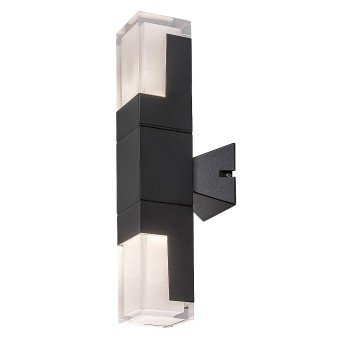 Aplica exterior LED Darvas negru Rabalux 77127, 12W, IP54