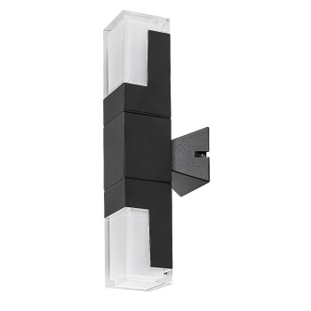 Aplica exterior LED Darvas negru Rabalux 77127, 12W, IP54