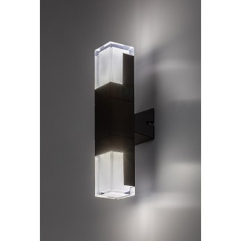 Aplica exterior LED Darvas negru Rabalux 77127, 12W, IP54