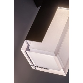 Aplica exterior LED Darvas negru Rabalux 77127, 12W, IP54