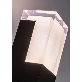 Aplica exterior LED Darvas negru Rabalux 77127, 12W, IP54