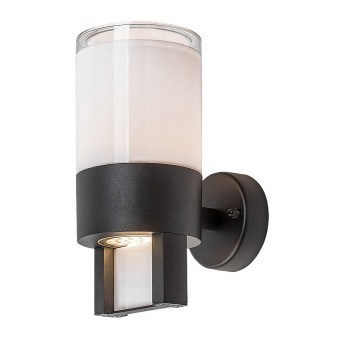 Aplica exterior LED Leitha negru Rabalux 77130, 12W, IP44