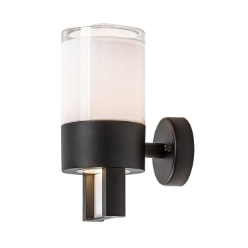 Aplica exterior LED Leitha negru Rabalux 77130, 12W, IP44