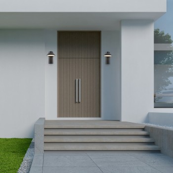 Aplica exterior LED Wengen negru Rabalux 77148, 12W, IP54