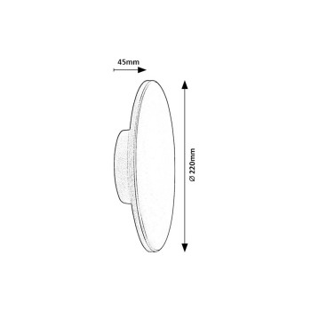 Aplica exterior LED Rust maro Rabalux 77153, 15W, IP65