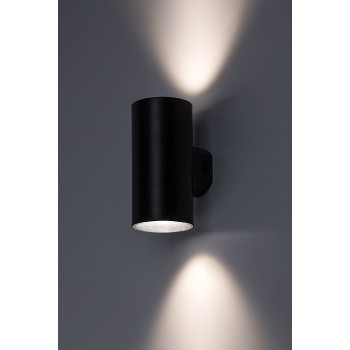 Aplica exterior LED Urfa negru Rabalux 77155, 18W, IP65