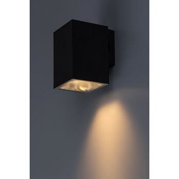 Aplica exterior LED Urfa negru Rabalux 77156, 9W, IP65