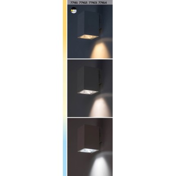Aplica exterior LED Urfa alb Rabalux 77162, 18W, IP65