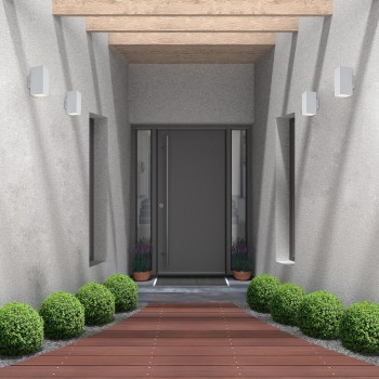 Aplica exterior LED Urfa alb Rabalux 77164, 18W, IP65
