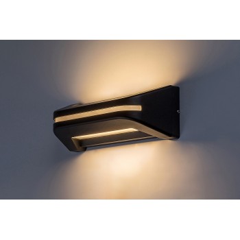 Aplica exterior LED Kobarid negru Rabalux 77174, 20W, IP54