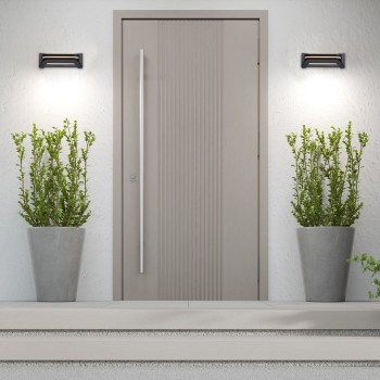 Aplica exterior LED Kobarid negru Rabalux 77174, 20W, IP54