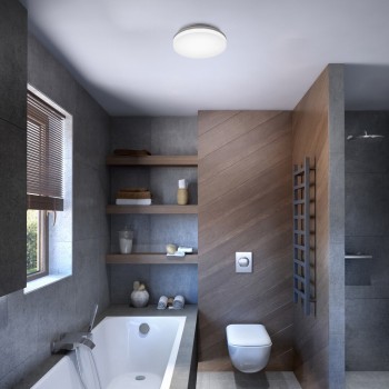 Plafoniera exterior LED Zenon alb Rabalux 2698, 24W, IP54