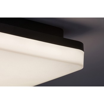 Plafoniera exterior LED Pernik negru Rabalux 7250, 24W, IP54