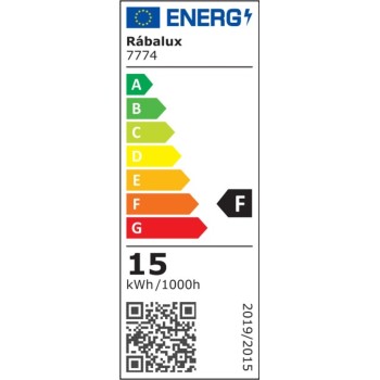 Plafoniera exterior LED Inverness negru Rabalux 7774, 15W, IP44